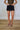 Calm And Collected Side Slit Skort