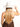 Model is wearing wide brim off white felt hat with brown faux leather band detail