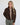 Faux Suede Bubble Hem Jacket