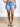 Rebecca High Rise Raw Hem Denim Shorts