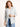 Model is wearing a dove gray scrunch sleeve blazer.