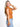 Model is wearing a burnt orange knit top. 