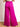 Model is wearing pink silky wide leg pants with tie waist.